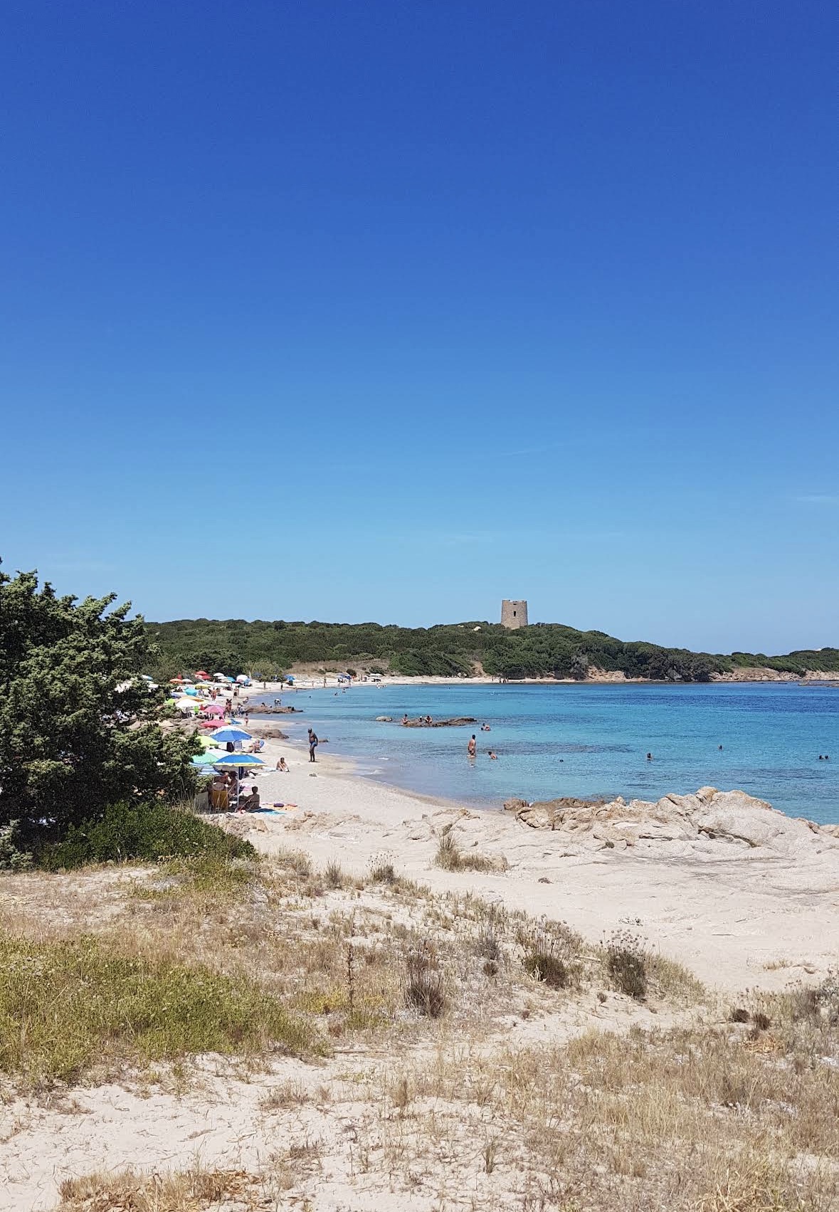 Spiaggia con torre